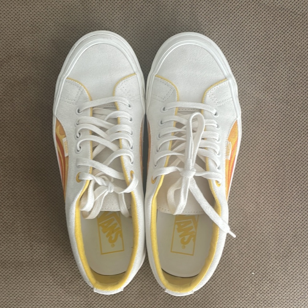 New Vans Lampin 86 DX Anaheim Factory Sun/Marshmallow Sneakers - Picture 8 of 8